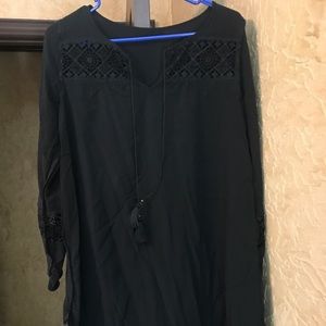 Black tunic dress from Express